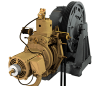 Elevator motor with encoder 2
