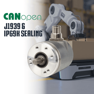 Funcation Safety Certified Encoders CANOpen Safety J1939 IP69K