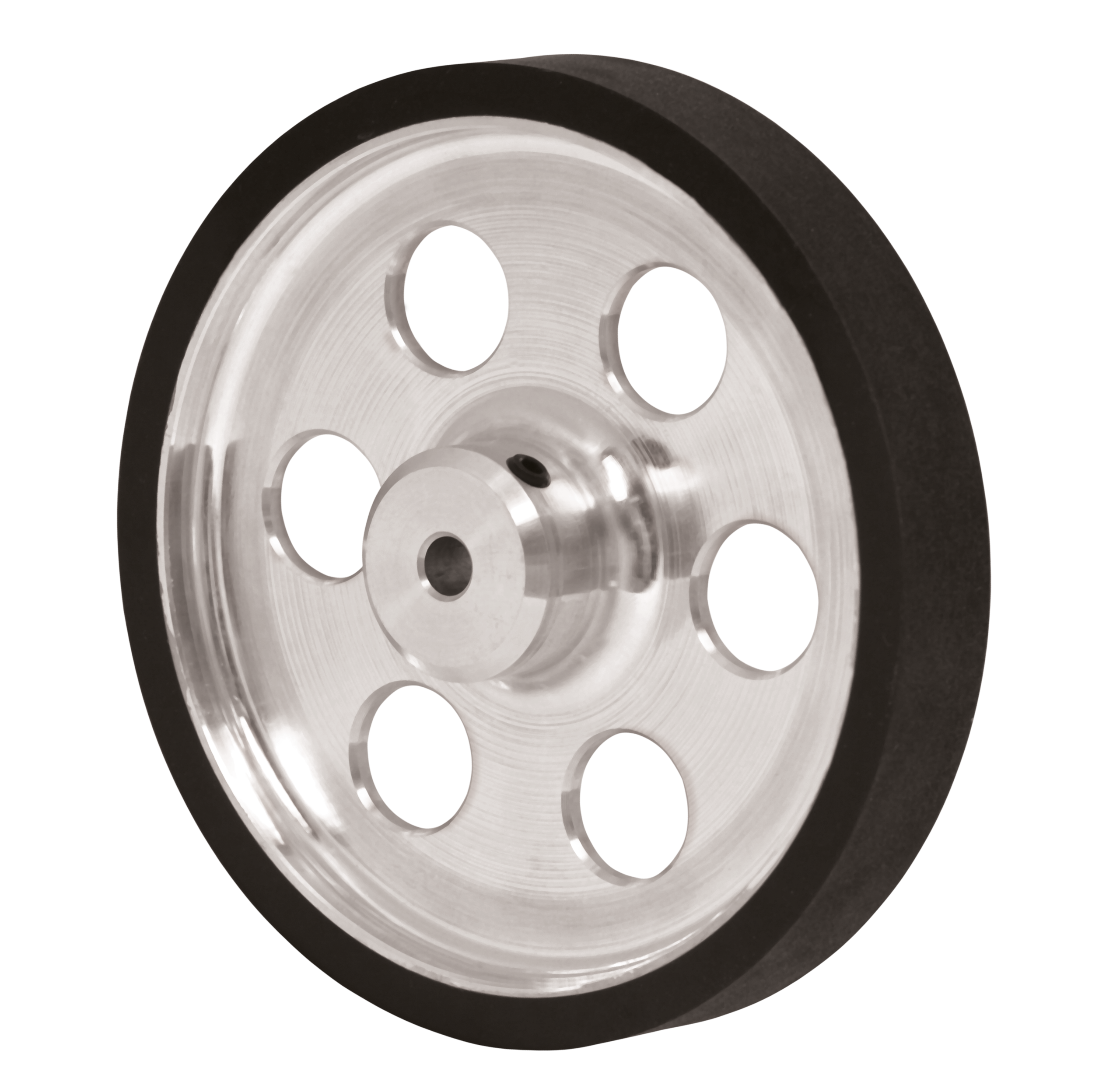 Measure Wheel 300Mm Aluminum Polyurethane Industrial Encoder Wheel For ...